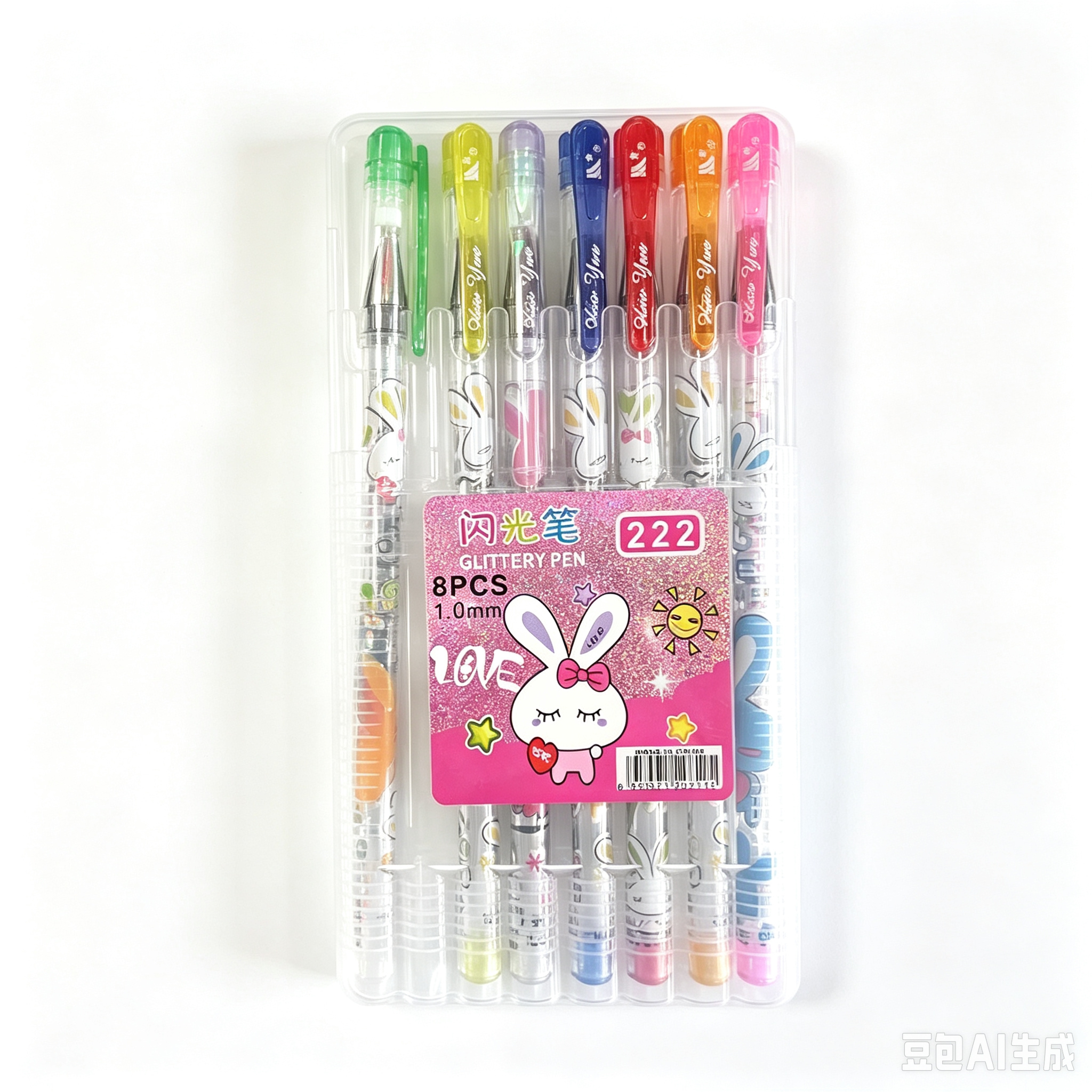 Pennarelli Glitter 8 Colori
